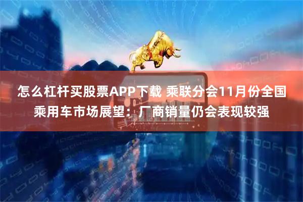 怎么杠杆买股票APP下载 乘联分会11月份全国乘用车市场展望：厂商销量仍会表现较强